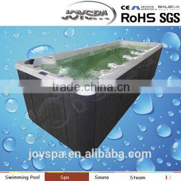 Luxury 6 meter spa hydrotherapy clear acrylic swimming pool