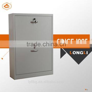 Professional Metal Shoes Cabinets With 2 Drawers