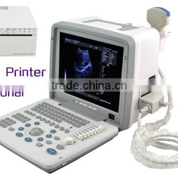 CE FDA mark Portable 12 inch Ultrasound Scanner with 3.5Mhz convex probe Sony Video thermal recorder optional