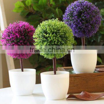 2015 ZAKKA Artificial Flower Tree Miniascape Fake Bonsai For Indoor Office Decoration Gifts