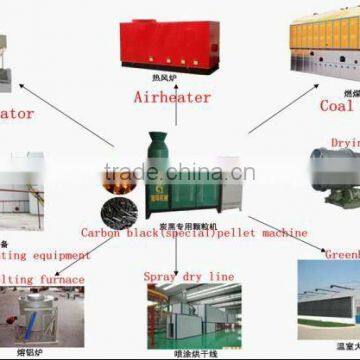 environmental carbon black pellet making machine for tyre pyrolysis plant