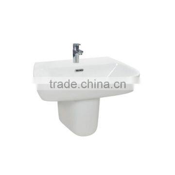 new design sanitray ware bathroom semi pedestal sink