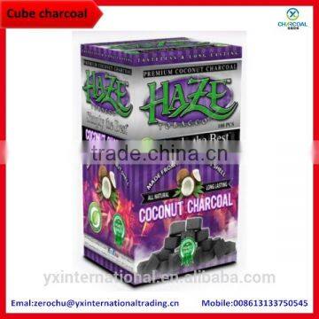 2.5*2.5*2.5cm pure natural smokeless charcoal incense
