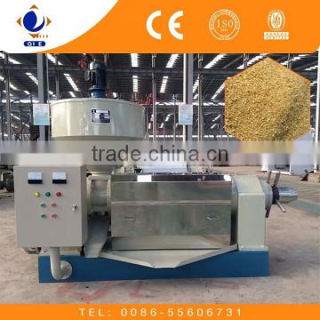 QI'E rice bran oil processing plant, oil making machine, rice bran oil making machine with BV certificate