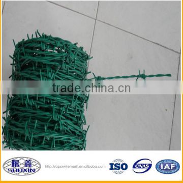 Hot dip/ Electric galvanized Double Twist Barbed wire fence manufactory