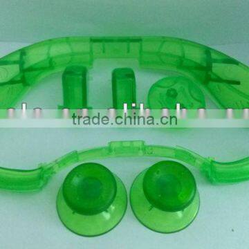 Clear Green 7 in 1 Replacement Repair Parts for xbox360 wireless controller