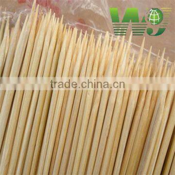 WY-189 Natural round dry clean disposable bamboo sticks and skewers for food and bbq