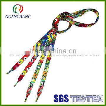 OEM All Kinds of Style Polyester Branded Shoe Laces