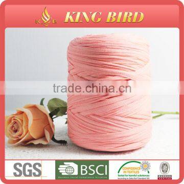 Crocheting Fancy Ribbon Yarn t Shirt Crochet Yarn Made in China Tape Yarn photo-4