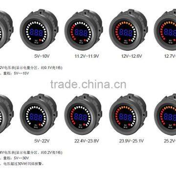 Digital dc Voltmeter, 12/24VDC Car Voltmeter Power Supply Socket! photo-3