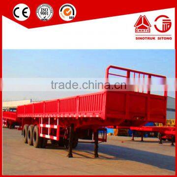 High Wall 50ton Side Panel Tri-alxe Semi Trailer for Sale photo-6