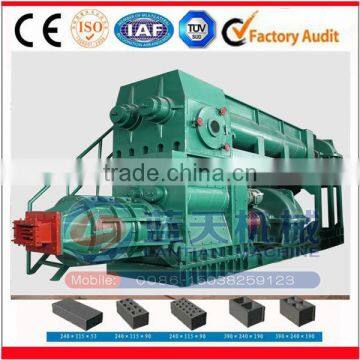 Full-automatic red soil brick making machine