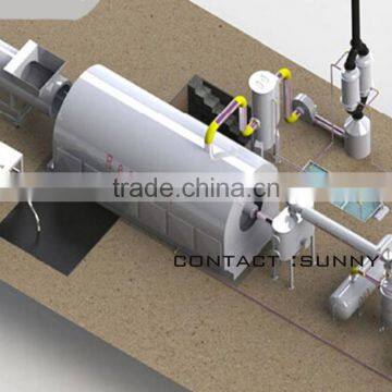 Tyre Recycling to Oil and Carbon Black Pyrolysis Plant photo-6