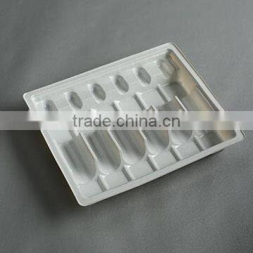 disposable safe blister plastic pharmaceutical packaging tray