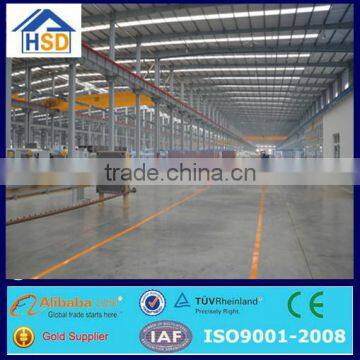 prefabricated light steel structure warehouse workshop building