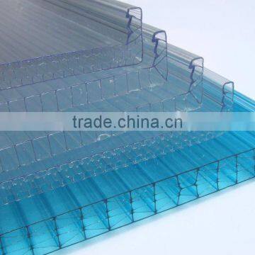 Polycarbonate U sheet(8mm,10mm), roofing panel, plastic roofing sheet