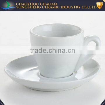 White high quality wholesale tea cups and saucers