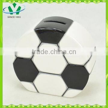 Football Shape Ceramic Piggy Banks for Kids photo-5