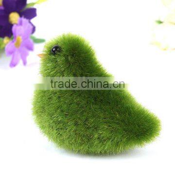 Artificial Small Lovely Flocking Chickens Creative Potted Decorations photo-2