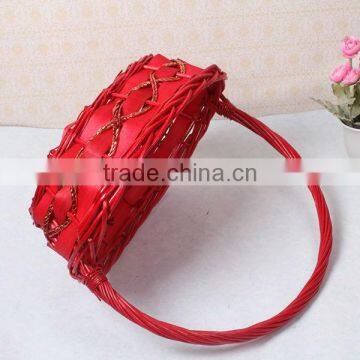 New Arrival 100% Handmade Wicker Fruit Basket for Sale photo-2