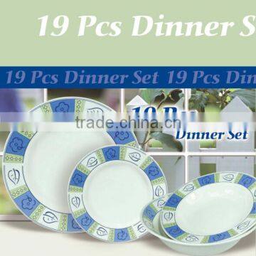 Wholesale Porcelain 19pcs Round Dinner Sets photo-2