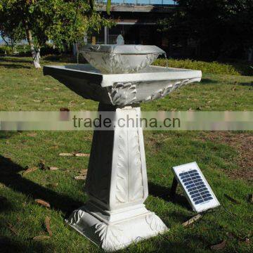 Large Outdoor Polyresin Solar Water Fountains