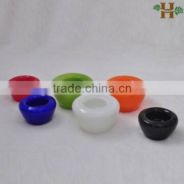 cheap colored tealight holders, hand blown glass candle holder wholesale