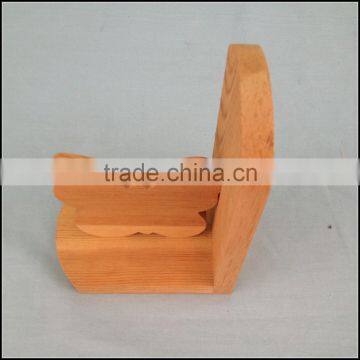 Unique Butterfly Bookends Type Pine Wood Book Reading Stand Wooden Display Rack photo-3