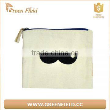 Custom Made Printed Canvas Makeup Tote Bag for Cosmetic Bags photo-3