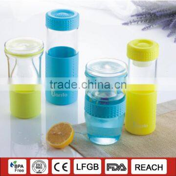 2015 new developed design rolase glasses water bottle