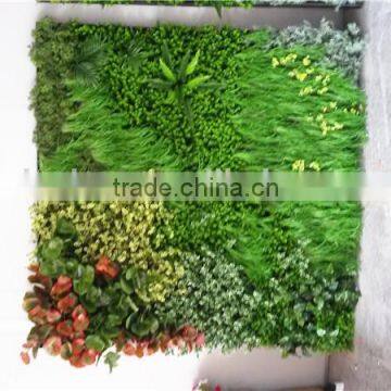 Home and outdoor decoration synthetic cheap artificial vertical green grass wall E08 04B16