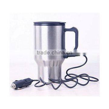 Stainless steel Travel Electric Mug with USB charger