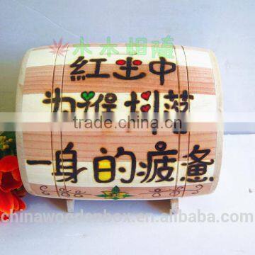 Cheap Custom Any Words Wooden Tin Money Box photo-3