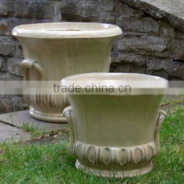 beautiful cup planters, indoor outdoor pottery