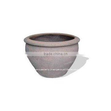 Vietnam Old stone outdoor planter, outdoor pottery