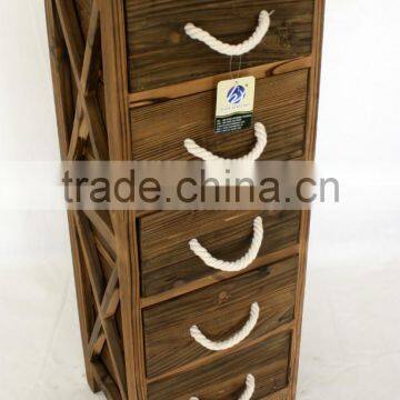 Rustic Furniture Drawer Cabinet Unfinished Wood Furniture Wholesale photo-6