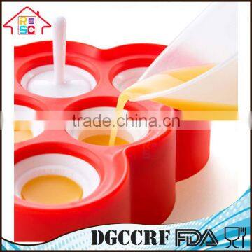 Set of 9 Silicone Mini Pop Molds Kitchen Tools Ice Cream Popsicle Maker photo-2