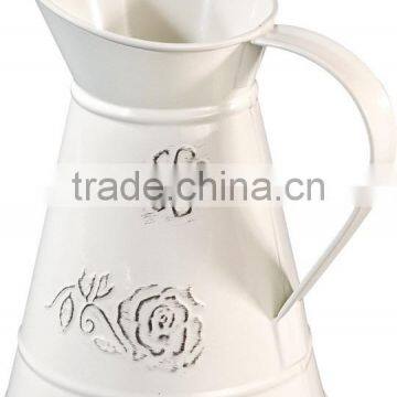 High Quality Round Metal Flower Jug