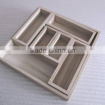 6 Department Wooden Trays For Home Use Customed Wooden Trays photo-3