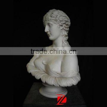 stone elegant woman bust statue