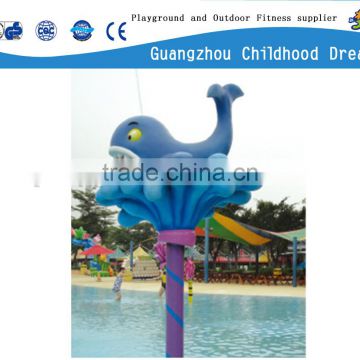 (HD-7101)Dolphin on spindrift water park decoration