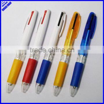 2014 cheapest plastic 2 color ballpoint pen