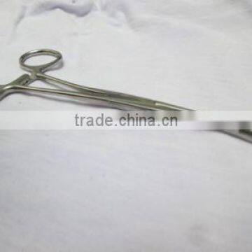 Tongue piercing forceps