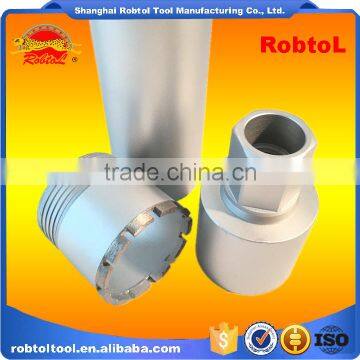 5" Three Section Concrete Diamond Core Drill Bits Hole Saw Masonry Asphalt Cement Brick Block photo-2