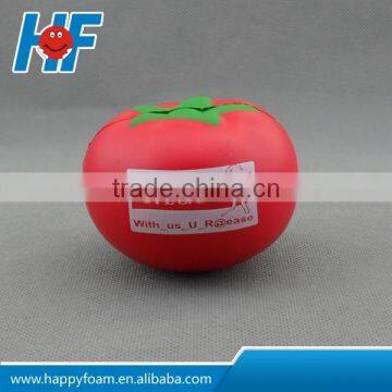 pu promotional tomato anti-stress ball