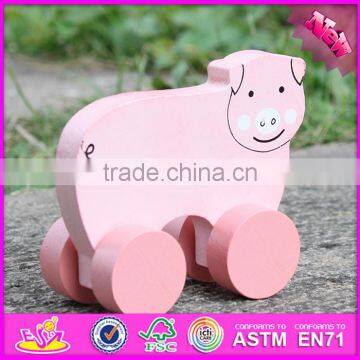 2017 New Products Pig Car Toy Wooden Toy Making Plans W04A321 photo-2