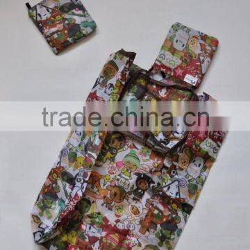 Eco Reusable Foldable Shopping Tote Bag Cute Cartoon Shopping Bags photo-3