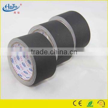 gaffer tape in black matte finish