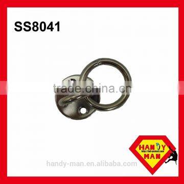 Industrial Safety Marine Hardware Stainless Steel Round Ring Eye Anchor Plate photo-2