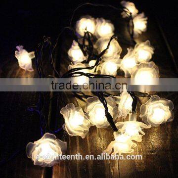 2016 New Popular Colorful Rose String Lights Solar Garden Lights 20led Outdoor Fairy Lamp photo-4